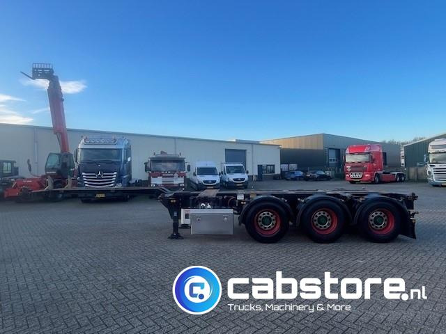 Pacton T3-010 Container chassis - Bouwjaar 2009 - BPW assen met trommelrem - 2x uitschuifbaar - APK tot 06-2026 - Portacontenedore/ Intercambiable semirremolque: foto 4 Pacton T3-010 Container chassis - Bouwjaar 2009 - BPW assen met trommelrem - 2x uitschuifbaar - APK tot 06-2026 - Portacontenedore/ Intercambiable semirremolque: foto 4