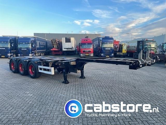 Pacton T3-010 Container chassis - Bouwjaar 2009 - BPW assen met trommelrem - 2x uitschuifbaar - APK tot 06-2026 - Portacontenedore/ Intercambiable semirremolque: foto 1 Pacton T3-010 Container chassis - Bouwjaar 2009 - BPW assen met trommelrem - 2x uitschuifbaar - APK tot 06-2026 - Portacontenedore/ Intercambiable semirremolque: foto 1