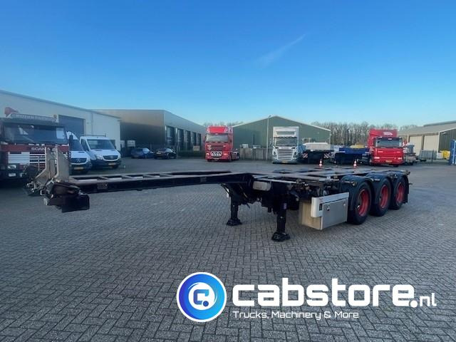 Pacton T3-010 Container chassis - Bouwjaar 2009 - BPW assen met trommelrem - 2x uitschuifbaar - APK tot 06-2026 - Portacontenedore/ Intercambiable semirremolque: foto 2 Pacton T3-010 Container chassis - Bouwjaar 2009 - BPW assen met trommelrem - 2x uitschuifbaar - APK tot 06-2026 - Portacontenedore/ Intercambiable semirremolque: foto 2