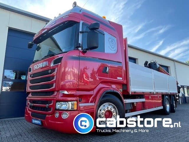 Scania R520 LB6X2*4HNB Euro 6 - Bouwjaar 2013 - Highline - Opticruise - Open box + Palfinger PK 24001-K B Autolaadkraan - Good condition ! - Camión grúa: foto 2 Scania R520 LB6X2*4HNB Euro 6 - Bouwjaar 2013 - Highline - Opticruise - Open box + Palfinger PK 24001-K B Autolaadkraan - Good condition ! - Camión grúa: foto 2