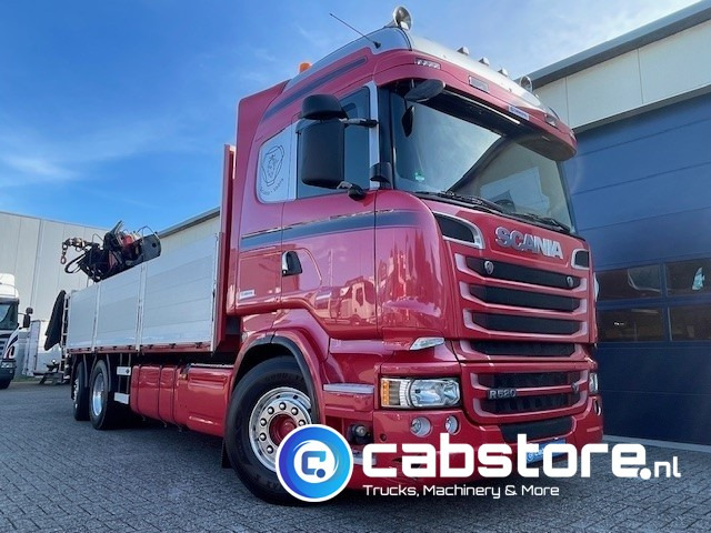 Scania R520 LB6X2*4HNB Euro 6 - Bouwjaar 2013 - Highline - Opticruise - Open box + Palfinger PK 24001-K B Autolaadkraan - Good condition ! - Camión grúa: foto 4 Scania R520 LB6X2*4HNB Euro 6 - Bouwjaar 2013 - Highline - Opticruise - Open box + Palfinger PK 24001-K B Autolaadkraan - Good condition ! - Camión grúa: foto 4