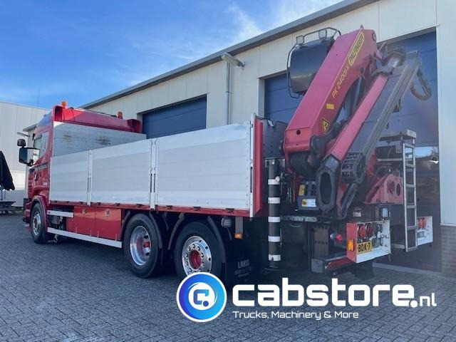 Scania R520 LB6X2*4HNB V8 Euro 6 - Bouwjaar 2013 - Highline - Opticruise - Open box + Palfinger PK 24001-K B Autolaadkraan - Good condition ! - Camión grúa: foto 5 Scania R520 LB6X2*4HNB V8 Euro 6 - Bouwjaar 2013 - Highline - Opticruise - Open box + Palfinger PK 24001-K B Autolaadkraan - Good condition ! - Camión grúa: foto 5