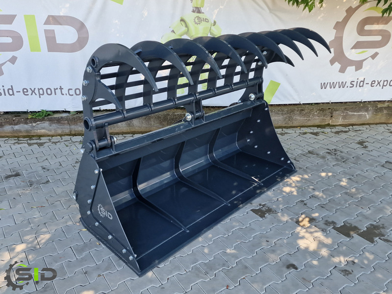 SID GREIFSCHAUFEL GEBRANNTE ZINKEN / Godet Crocodile BMS / Grab bucket burned tines 1,0 m - Cuchara de mordazas para Tractor: foto 2 SID GREIFSCHAUFEL GEBRANNTE ZINKEN / Godet Crocodile BMS / Grab bucket burned tines 1,0 m - Cuchara de mordazas para Tractor: foto 2