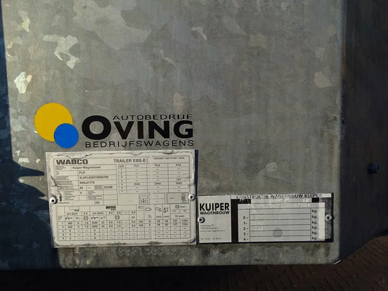 Kuiper 8 Tons Be Oplegger 670x195 laadvloerhoogte 50 cm - Góndola rebajadas semirremolque: foto 5 Kuiper 8 Tons Be Oplegger 670x195 laadvloerhoogte 50 cm - Góndola rebajadas semirremolque: foto 5