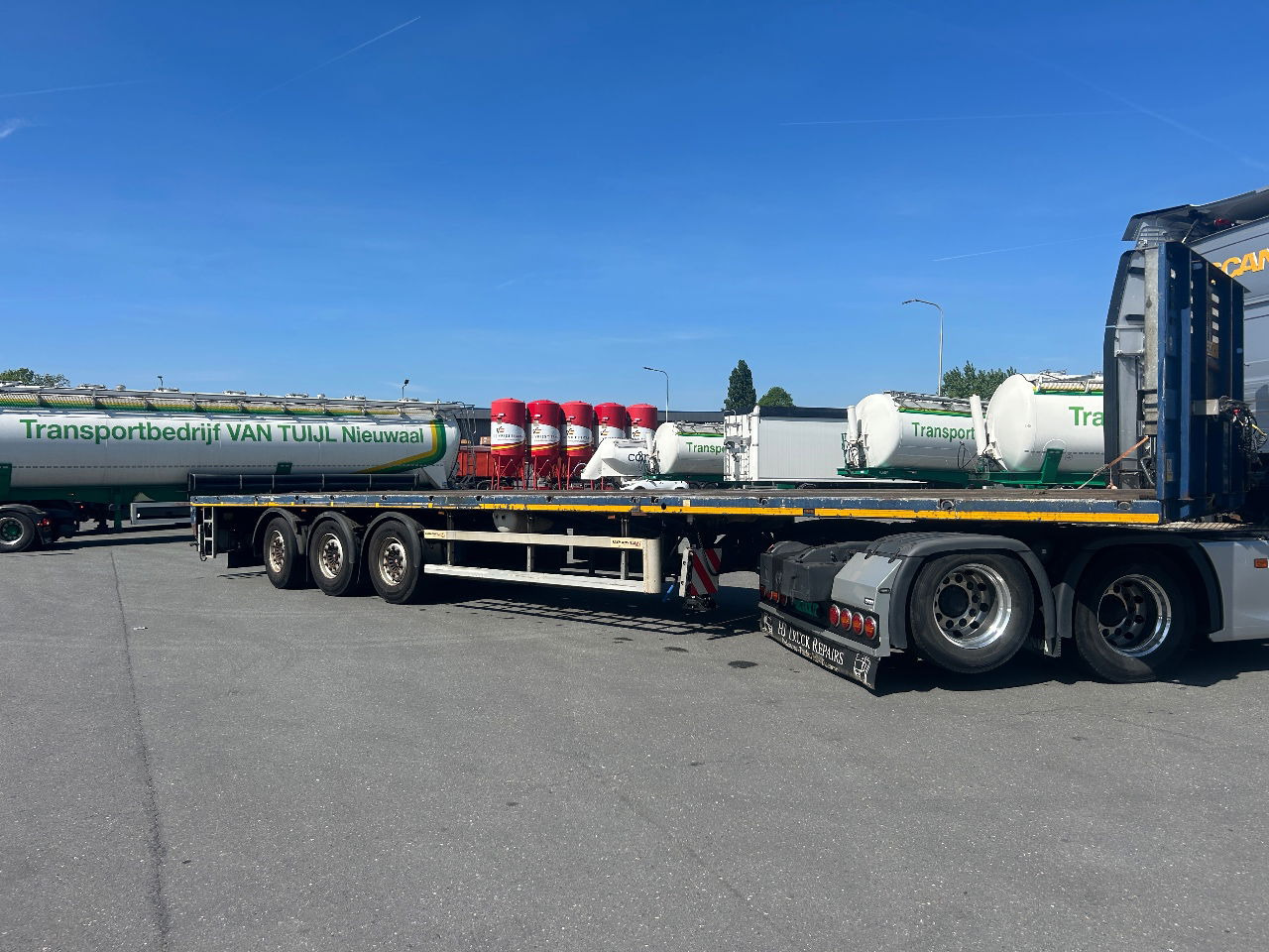 Faymonville SPN-3A 6 mtr expandable - Semirremolque plataforma/ Caja abierta: foto 1 Faymonville SPN-3A 6 mtr expandable - Semirremolque plataforma/ Caja abierta: foto 1