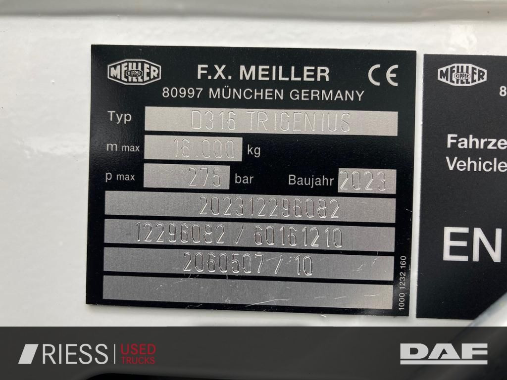 Volquete camión nuevo DAF XFc 480 FAT 6x4 Intarder Bordmatik Trigenius: foto 10
