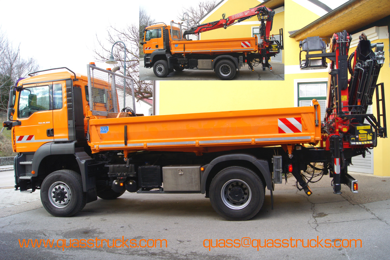 MAN TGA 18.320 BL 4x4/ FASSI F135 abnehmbar/ MEILLER / Winterdienst - Camión grúa: foto 2 MAN TGA 18.320 BL 4x4/ FASSI F135 abnehmbar/ MEILLER / Winterdienst - Camión grúa: foto 2
