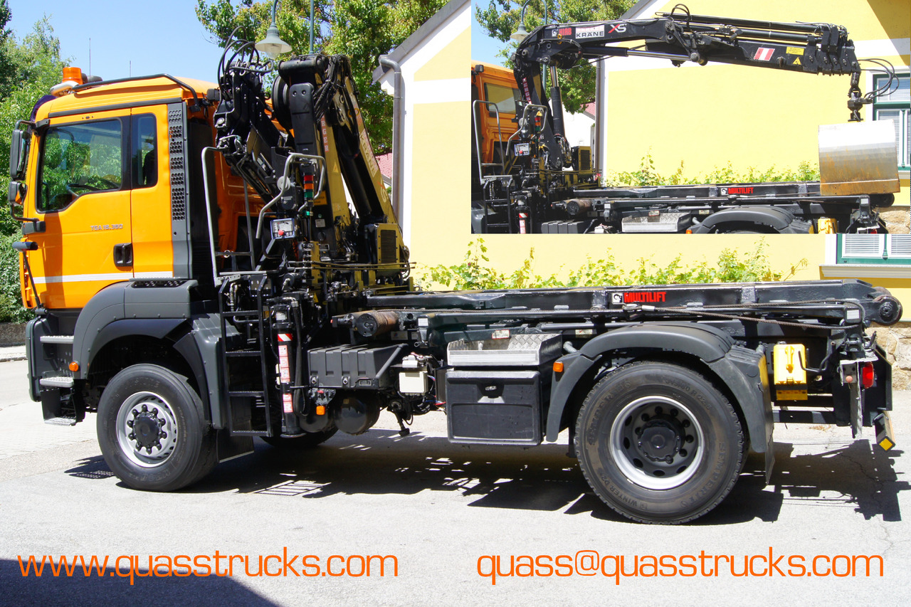MAN TGA 18.360 BL 4x4/Euro 4/TÜV/HIAB 111 korbfähig/MULTILIFT/Winterdienst - Multibasculante camión, Camión grúa: foto 3 MAN TGA 18.360 BL 4x4/Euro 4/TÜV/HIAB 111 korbfähig/MULTILIFT/Winterdienst - Multibasculante camión, Camión grúa: foto 3