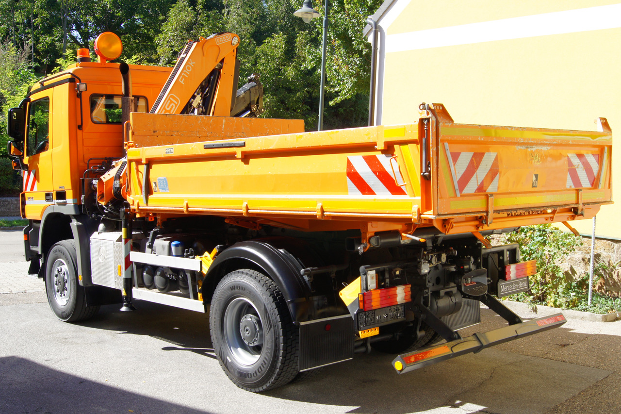 MERCEDES-BENZ ACTROS 1836 /4x4/TÜV/FASSI 110/MEILLER/Winterdienst/Wechselsystem - Volquete camión, Camión grúa: foto 3 MERCEDES-BENZ ACTROS 1836 /4x4/TÜV/FASSI 110/MEILLER/Winterdienst/Wechselsystem - Volquete camión, Camión grúa: foto 3