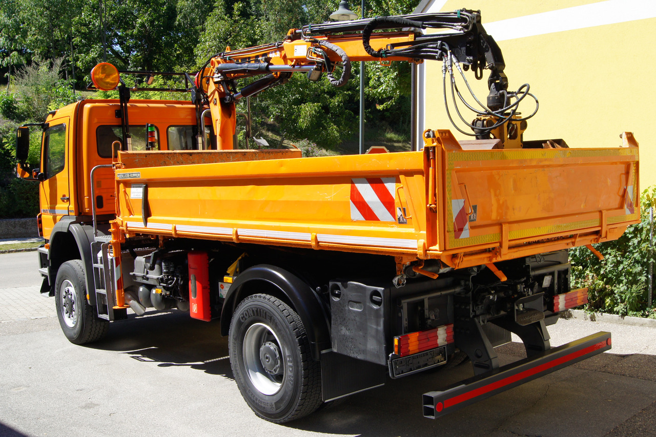 MERCEDES-BENZ AXOR 1829 4x4/EURO 5/ATLAS 65.2/MEILLER/Winterdienst - Volquete camión, Camión grúa: foto 4 MERCEDES-BENZ AXOR 1829 4x4/EURO 5/ATLAS 65.2/MEILLER/Winterdienst - Volquete camión, Camión grúa: foto 4