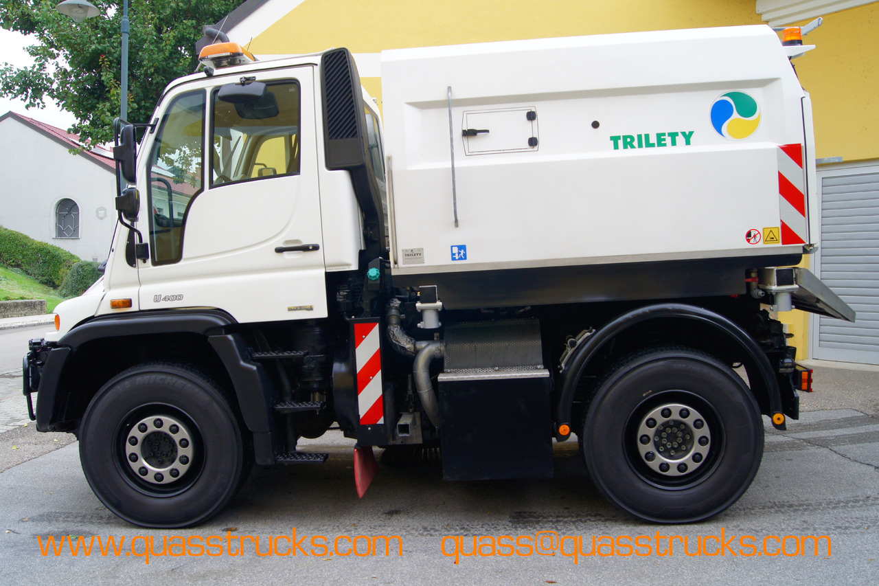 MERCEDES-BENZ Unimog U400 + TRILETY Kehrmaschine/TÜV/EUR4/Leistungshydraulik - Barredora vial: foto 3 MERCEDES-BENZ Unimog U400 + TRILETY Kehrmaschine/TÜV/EUR4/Leistungshydraulik - Barredora vial: foto 3
