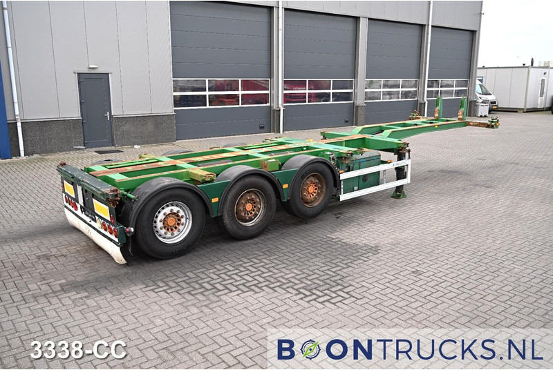 Broshuis 3UCC-39/45 2X20-30-40-45ft HC * LIFT AXLE * 2 x EXTENDABLE - Portacontenedore/ Intercambiable semirremolque: foto 1 Broshuis 3UCC-39/45 2X20-30-40-45ft HC * LIFT AXLE * 2 x EXTENDABLE - Portacontenedore/ Intercambiable semirremolque: foto 1