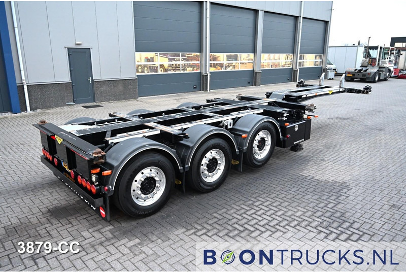 Broshuis MFCC | 2x20-30-40-45ft HC * STUURAS * LIFTAS * CUSTOM OPBOUW * TOP! - Portacontenedore/ Intercambiable semirremolque: foto 1 Broshuis MFCC | 2x20-30-40-45ft HC * STUURAS * LIFTAS * CUSTOM OPBOUW * TOP! - Portacontenedore/ Intercambiable semirremolque: foto 1