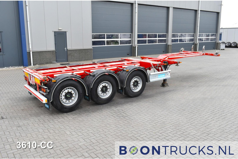 D-Tec FLEXITRAILER | 2x20-30-40-45ft HC * 2x LIFT AXLE * 2x EXTENDABLE * DISC BRAKES - Portacontenedore/ Intercambiable semirremolque: foto 1 D-Tec FLEXITRAILER | 2x20-30-40-45ft HC * 2x LIFT AXLE * 2x EXTENDABLE * DISC BRAKES - Portacontenedore/ Intercambiable semirremolque: foto 1