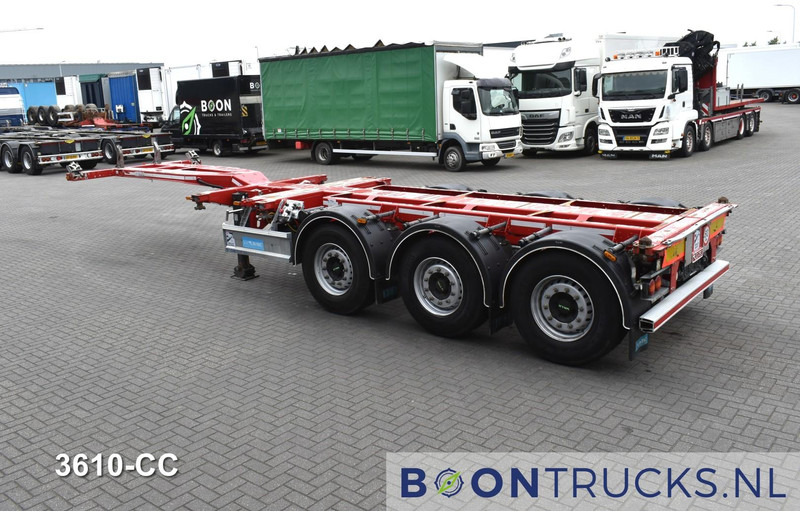 D-Tec FLEXITRAILER | 2x20-30-40-45ft HC * 2x LIFT AXLE * 2x EXTENDABLE * DISC BRAKES - Portacontenedore/ Intercambiable semirremolque: foto 3 D-Tec FLEXITRAILER | 2x20-30-40-45ft HC * 2x LIFT AXLE * 2x EXTENDABLE * DISC BRAKES - Portacontenedore/ Intercambiable semirremolque: foto 3