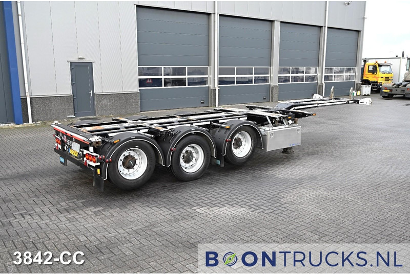 D-Tec FLEXITRAILER | 2x20-30-40-45ft HC * 2x LIFT AXLE * 3x EXTENDABLE * ADR * APK 10-2026 * NL TRAILER - Portacontenedore/ Intercambiable semirremolque: foto 1 D-Tec FLEXITRAILER | 2x20-30-40-45ft HC * 2x LIFT AXLE * 3x EXTENDABLE * ADR * APK 10-2026 * NL TRAILER - Portacontenedore/ Intercambiable semirremolque: foto 1