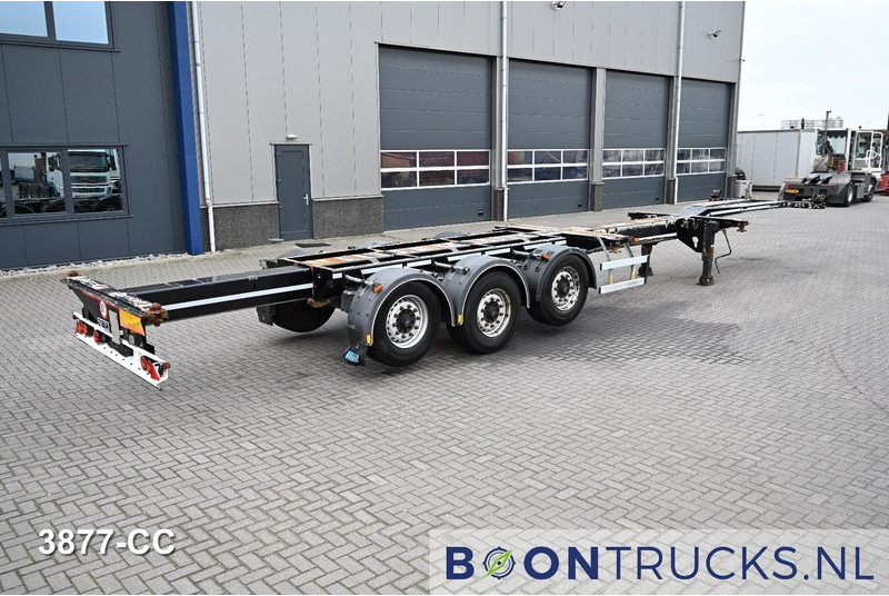 D-Tec FLEXITRAILER LS | 2x20-30-40-45ft HC * 2x LIFT AXLE * BPW / DISC * 2x EXTENDABLE - Portacontenedore/ Intercambiable semirremolque: foto 2 D-Tec FLEXITRAILER LS | 2x20-30-40-45ft HC * 2x LIFT AXLE * BPW / DISC * 2x EXTENDABLE - Portacontenedore/ Intercambiable semirremolque: foto 2