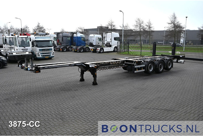 D-Tec FLEXITRAILER LS | 2x20-30-40-45ft HC * 2x LIFTAS * BPW / SCHIJF * APK 01-2027 - Portacontenedore/ Intercambiable semirremolque: foto 4 D-Tec FLEXITRAILER LS | 2x20-30-40-45ft HC * 2x LIFTAS * BPW / SCHIJF * APK 01-2027 - Portacontenedore/ Intercambiable semirremolque: foto 4