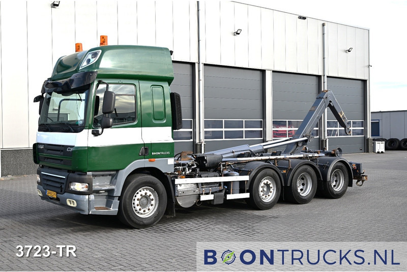 DAF CF85.510 8x2 | EURO5 * HAAKARM * 2x STUURAS * 2x LIFTAS * NL TRUCK * APK 01-2026 - Multibasculante camión: foto 1 DAF CF85.510 8x2 | EURO5 * HAAKARM * 2x STUURAS * 2x LIFTAS * NL TRUCK * APK 01-2026 - Multibasculante camión: foto 1