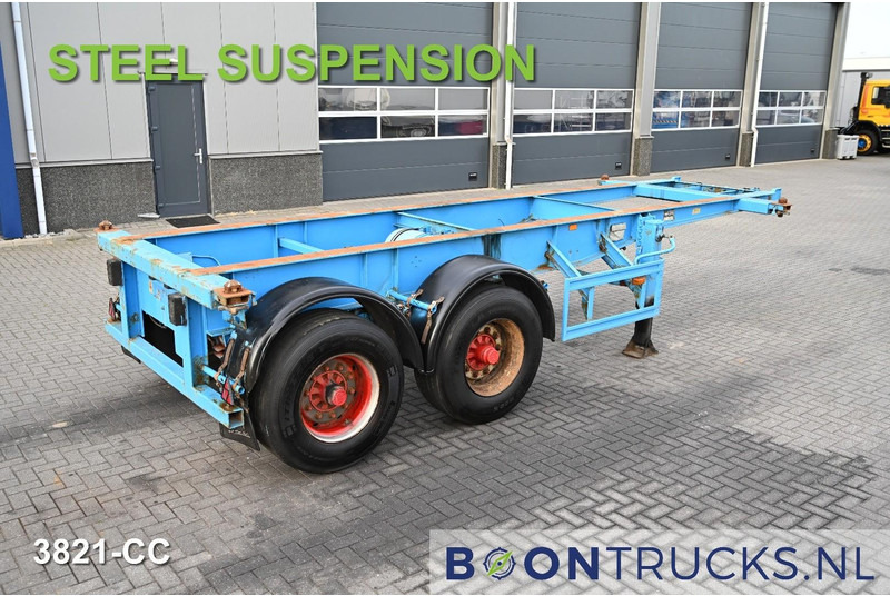 KOHLER CS 20/2 CHASSIS | 20ft * STEEL SUSPENSION * BPW / DRUM * 9x AVAILABLE - Portacontenedore/ Intercambiable semirremolque: foto 1 KOHLER CS 20/2 CHASSIS | 20ft * STEEL SUSPENSION * BPW / DRUM * 9x AVAILABLE - Portacontenedore/ Intercambiable semirremolque: foto 1