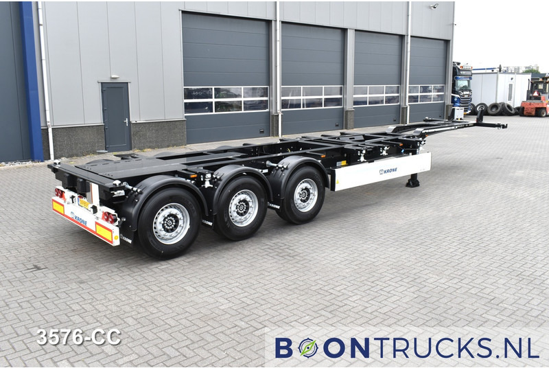 Krone SD BOX LINER NEW / UNREGISTERED | 2x20-40-45ft * LIFT AXLE * DISC BRAKES - Portacontenedore/ Intercambiable semirremolque: foto 1 Krone SD BOX LINER NEW / UNREGISTERED | 2x20-40-45ft * LIFT AXLE * DISC BRAKES - Portacontenedore/ Intercambiable semirremolque: foto 1
