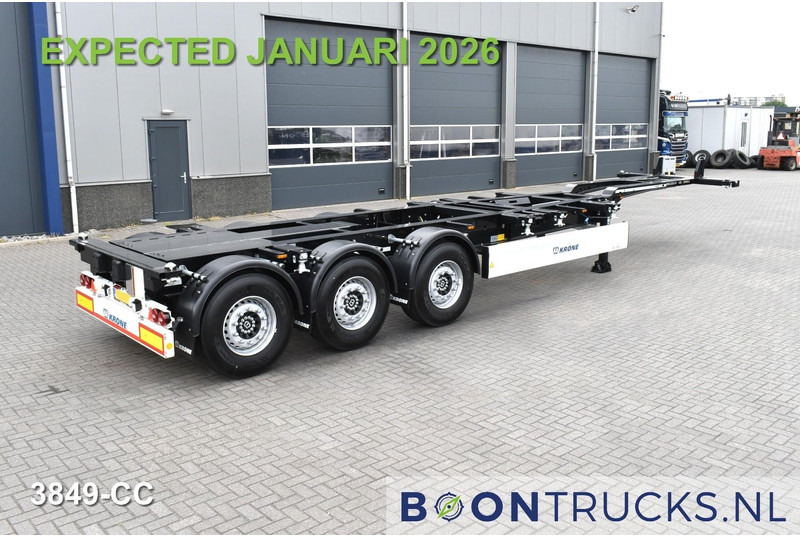 Krone SD BOX LINER NEW / UNREGISTERED | 2x20-40-45ft * LIFT AXLE * DISC BRAKES - Portacontenedore/ Intercambiable semirremolque: foto 1 Krone SD BOX LINER NEW / UNREGISTERED | 2x20-40-45ft * LIFT AXLE * DISC BRAKES - Portacontenedore/ Intercambiable semirremolque: foto 1