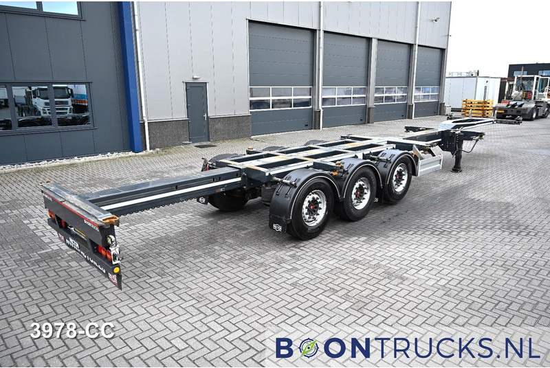 Pacton ET3 | 2x20-30-40-45ft HC * SAF/DISC * 2x EXTENDABLE * NL TRAILER * APK 10-2026 - Portacontenedore/ Intercambiable semirremolque: foto 2 Pacton ET3 | 2x20-30-40-45ft HC * SAF/DISC * 2x EXTENDABLE * NL TRAILER * APK 10-2026 - Portacontenedore/ Intercambiable semirremolque: foto 2