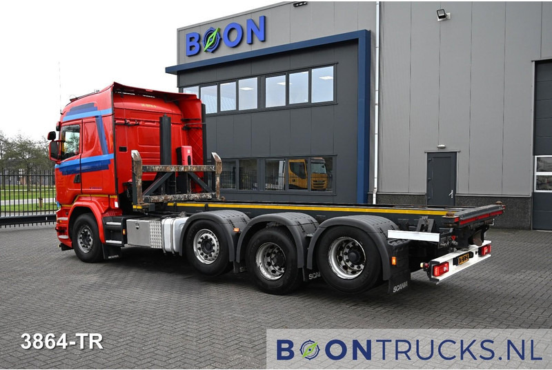 Scania R450 8x2 | EURO6 * CONTAINER TRANSPORT * 20ft TIPPING * NL TRUCK * APK 02-2026 - Portacontenedore/ Intercambiable camión: foto 4 Scania R450 8x2 | EURO6 * CONTAINER TRANSPORT * 20ft TIPPING * NL TRUCK * APK 02-2026 - Portacontenedore/ Intercambiable camión: foto 4