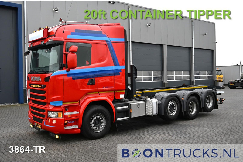 Scania R450 8x2 | EURO6 * CONTAINER TRANSPORT * 20ft TIPPING * NL TRUCK * APK 02-2026 - Portacontenedore/ Intercambiable camión: foto 1 Scania R450 8x2 | EURO6 * CONTAINER TRANSPORT * 20ft TIPPING * NL TRUCK * APK 02-2026 - Portacontenedore/ Intercambiable camión: foto 1