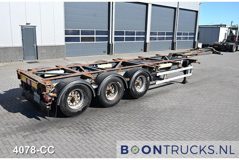 Van Hool 3B0077 2x20-30-40-45ft HC * LIFT AXLE * BPW/DRUM * 2x EXTENDABLE - Portacontenedore/ Intercambiable semirremolque: foto 1 Van Hool 3B0077 2x20-30-40-45ft HC * LIFT AXLE * BPW/DRUM * 2x EXTENDABLE - Portacontenedore/ Intercambiable semirremolque: foto 1