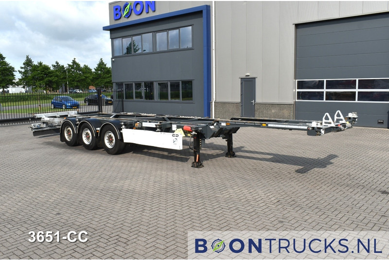 Van Hool A3C002 2x20-30-40-45ft HC * LIFT AXLE * SAF / DISC * EXTENDABLE REAR - Portacontenedore/ Intercambiable semirremolque: foto 4 Van Hool A3C002 2x20-30-40-45ft HC * LIFT AXLE * SAF / DISC * EXTENDABLE REAR - Portacontenedore/ Intercambiable semirremolque: foto 4