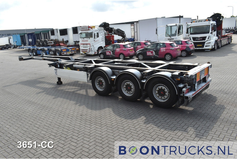 Van Hool A3C002 2x20-30-40-45ft HC * LIFT AXLE * SAF / DISC * EXTENDABLE REAR - Portacontenedore/ Intercambiable semirremolque: foto 3 Van Hool A3C002 2x20-30-40-45ft HC * LIFT AXLE * SAF / DISC * EXTENDABLE REAR - Portacontenedore/ Intercambiable semirremolque: foto 3