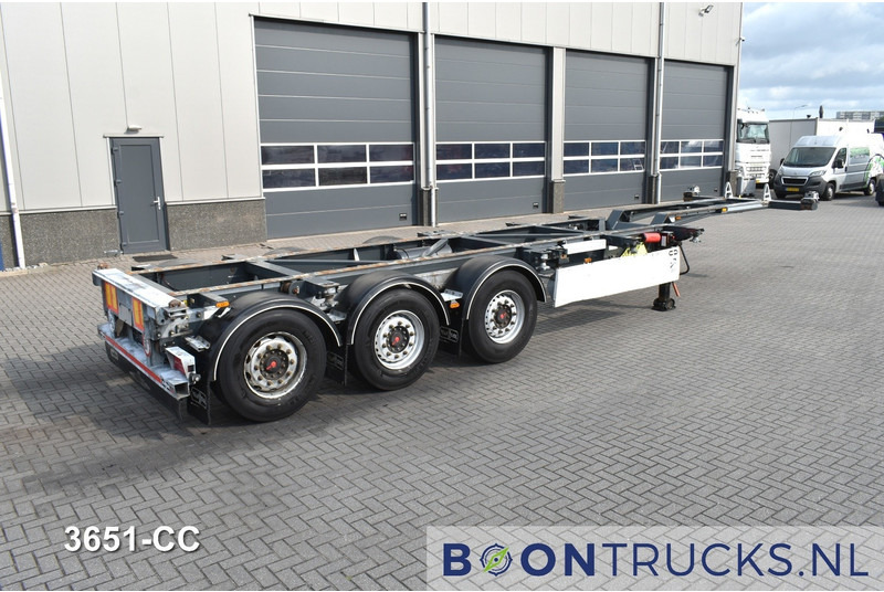 Van Hool A3C002 2x20-30-40-45ft HC * LIFT AXLE * SAF / DISC * EXTENDABLE REAR - Portacontenedore/ Intercambiable semirremolque: foto 1 Van Hool A3C002 2x20-30-40-45ft HC * LIFT AXLE * SAF / DISC * EXTENDABLE REAR - Portacontenedore/ Intercambiable semirremolque: foto 1