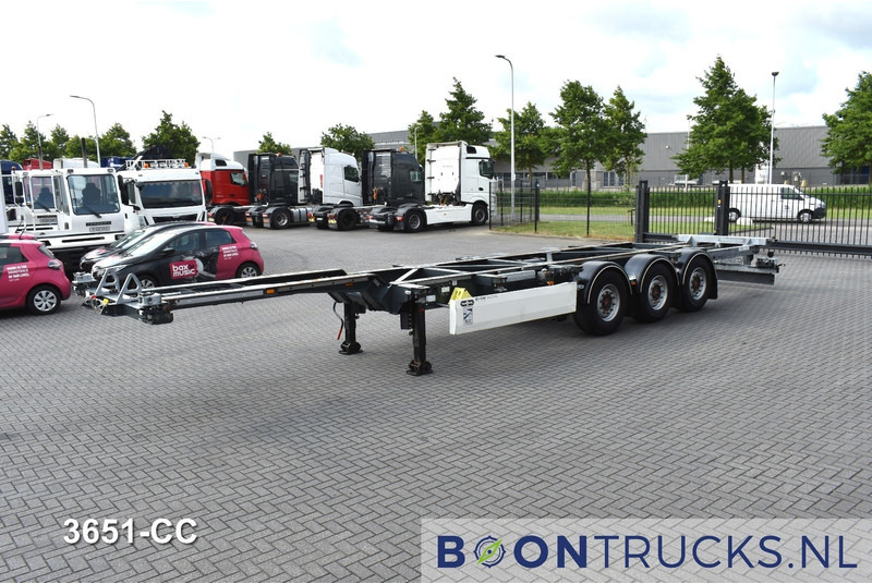Van Hool A3C002 2x20-30-40-45ft HC * LIFT AXLE * SAF / DISC * EXTENDABLE REAR - Portacontenedore/ Intercambiable semirremolque: foto 5 Van Hool A3C002 2x20-30-40-45ft HC * LIFT AXLE * SAF / DISC * EXTENDABLE REAR - Portacontenedore/ Intercambiable semirremolque: foto 5
