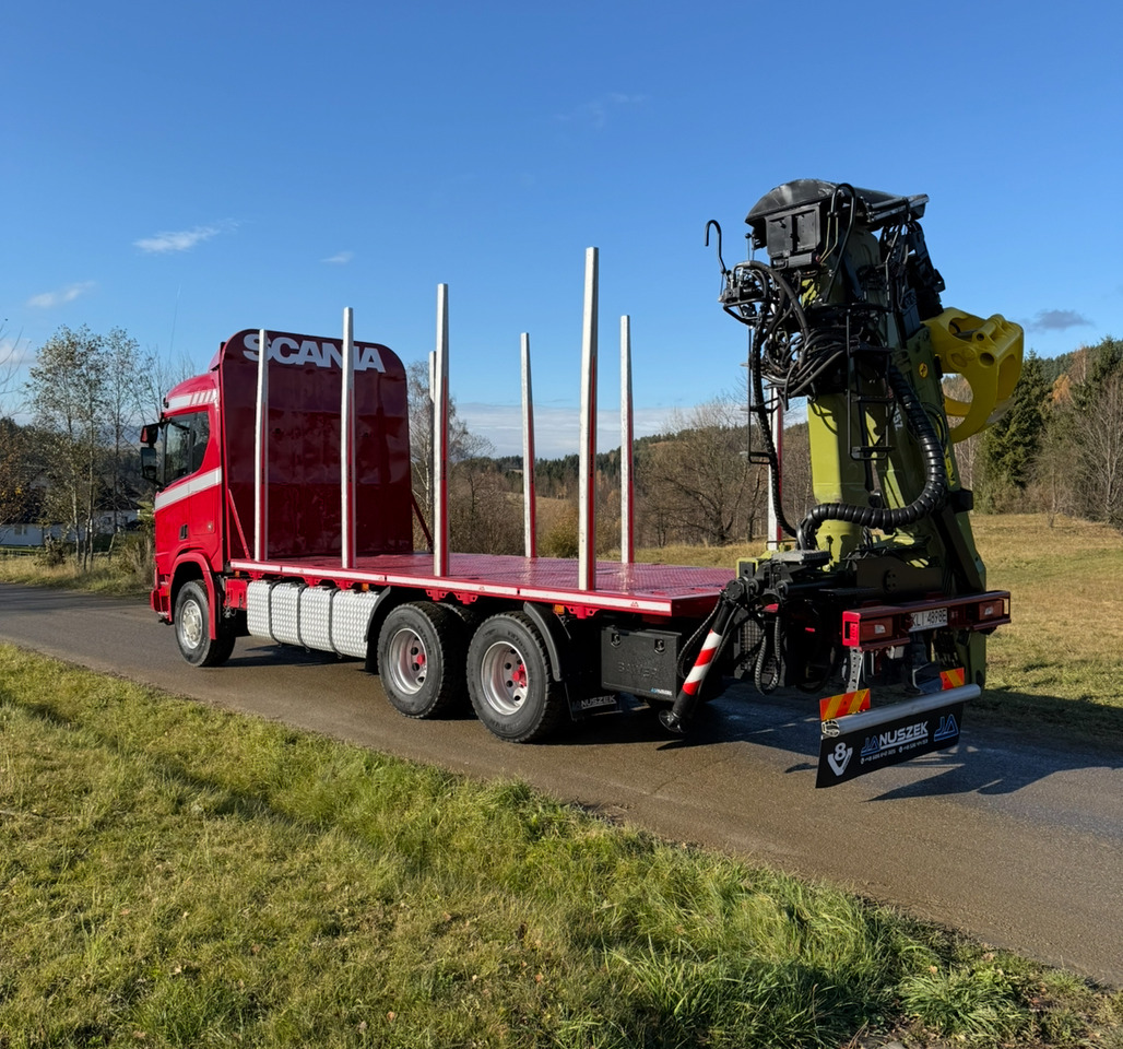 SCANIA R520 XT - Camión forestal, Camión grúa: foto 4 SCANIA R520 XT - Camión forestal, Camión grúa: foto 4