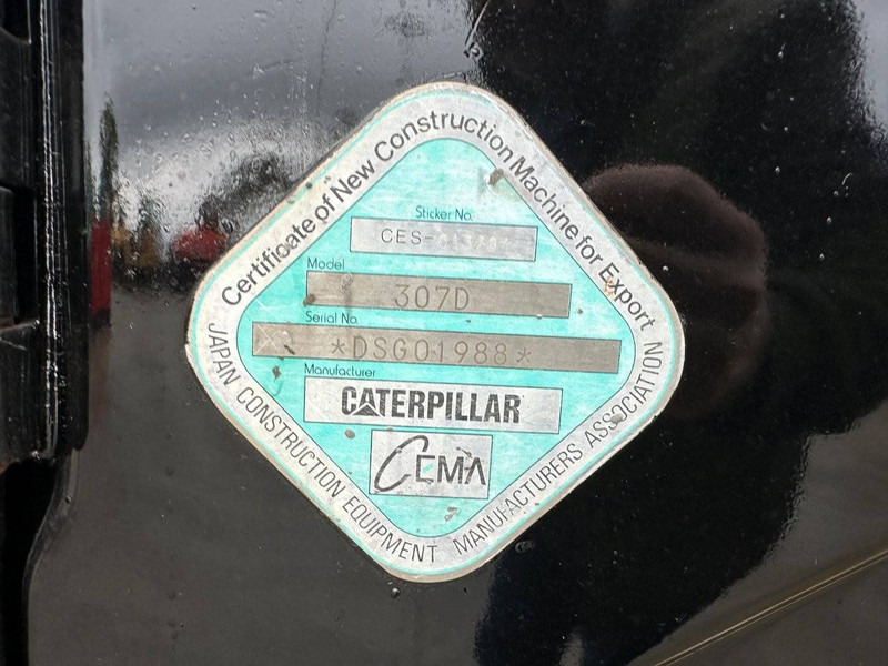 Excavadora de cadenas Caterpillar 307D: foto 19 Excavadora de cadenas Caterpillar 307D: foto 19