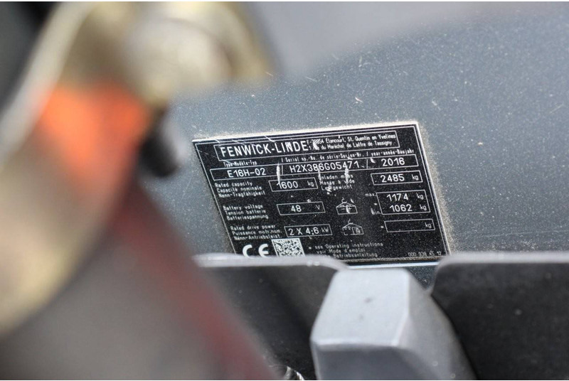 Carretilla elevadora eléctrica Fenwick-Linde E16H-02: foto 13