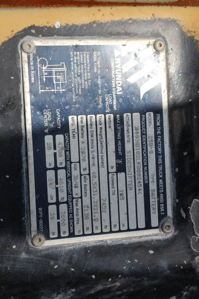 Carretilla elevadora eléctrica Hyundai 25B-9: foto 19