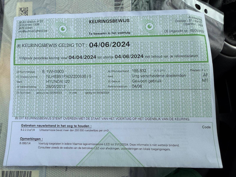 Sedan Hyundai i20 1.1 CRDI: foto 13