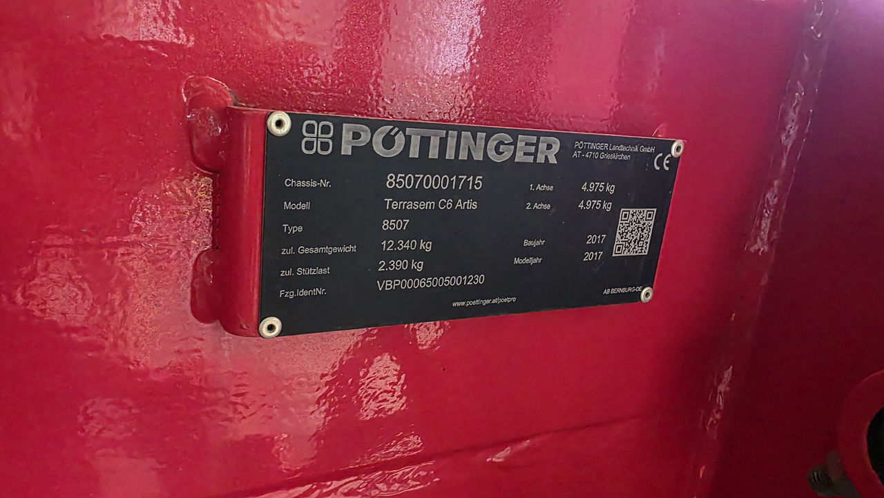PÖTTINGER Terrasem C6 Artis - Sembradora: foto 4 PÖTTINGER Terrasem C6 Artis - Sembradora: foto 4