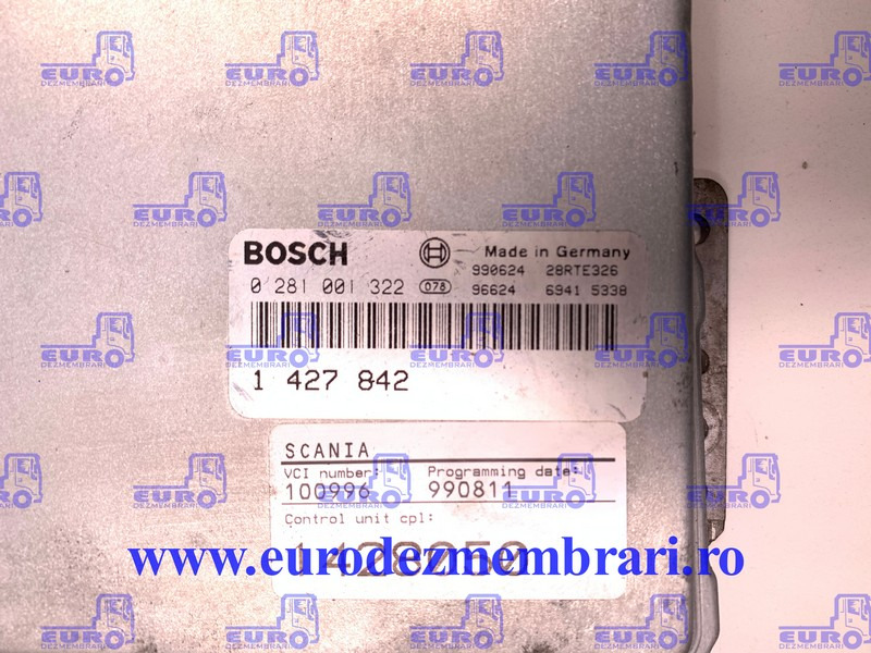 CALCULATOR MOTOR SCANIA 1428050, 0281001322, 1429683, 1534164 - Unidad de control para Camión: foto 2 CALCULATOR MOTOR SCANIA 1428050, 0281001322, 1429683, 1534164 - Unidad de control para Camión: foto 2
