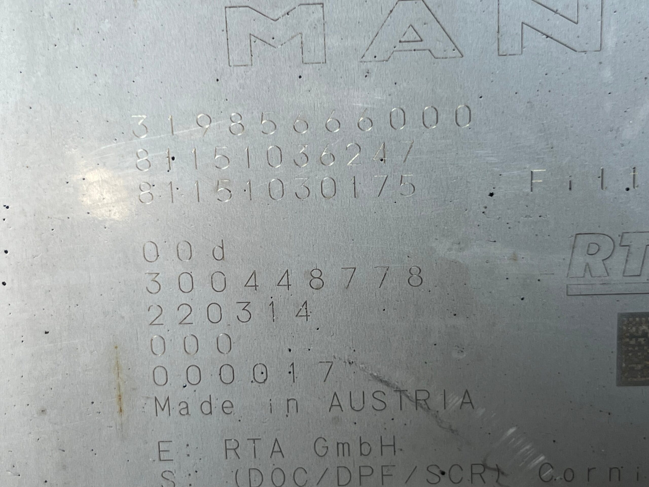 CATALIZATOR MAN TGX TG3 81.15103.6247 - Convertidor catalítico para Camión: foto 5 CATALIZATOR MAN TGX TG3 81.15103.6247 - Convertidor catalítico para Camión: foto 5