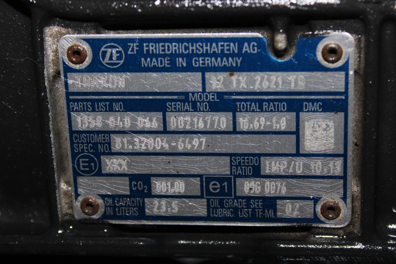 CUTIE DE VITEZE MAN TRAXON 12 TX 2621 TD 81.32004.6497 R=16.69-1.0 - Caja de cambios para Camión: foto 5 CUTIE DE VITEZE MAN TRAXON 12 TX 2621 TD 81.32004.6497 R=16.69-1.0 - Caja de cambios para Camión: foto 5