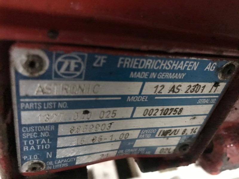 CUTIE DE VITEZE ZF 12 AS 2301 IT R=15,86-1,00 - Caja de cambios para Camión: foto 3 CUTIE DE VITEZE ZF 12 AS 2301 IT R=15,86-1,00 - Caja de cambios para Camión: foto 3