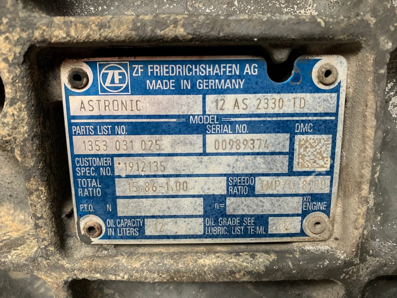 CUTIE DE VITEZE ZF 12 AS 2330 TD R=15,86-1,00 - Caja de cambios para Camión: foto 5 CUTIE DE VITEZE ZF 12 AS 2330 TD R=15,86-1,00 - Caja de cambios para Camión: foto 5
