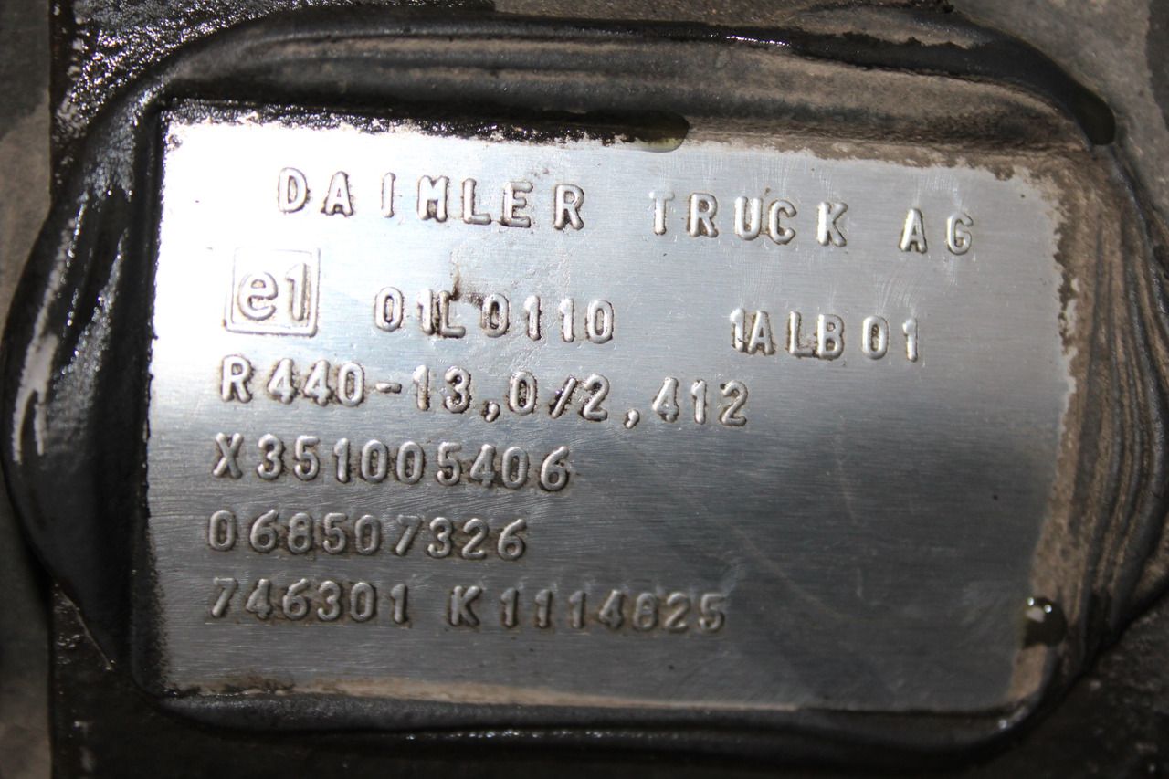 DIFERENTIAL MERCEDES ACTROS R=2,412 R440-13 X351005406, 068507326 - Diferencial para Camión: foto 3 DIFERENTIAL MERCEDES ACTROS R=2,412 R440-13 X351005406, 068507326 - Diferencial para Camión: foto 3