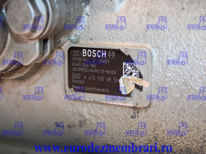 POMPA INALTA PRESIUNE MERCEDES ACTROS MP4 A4700900850, A4700902150 - Bomba de combustible para Camión: foto 3 POMPA INALTA PRESIUNE MERCEDES ACTROS MP4 A4700900850, A4700902150 - Bomba de combustible para Camión: foto 3