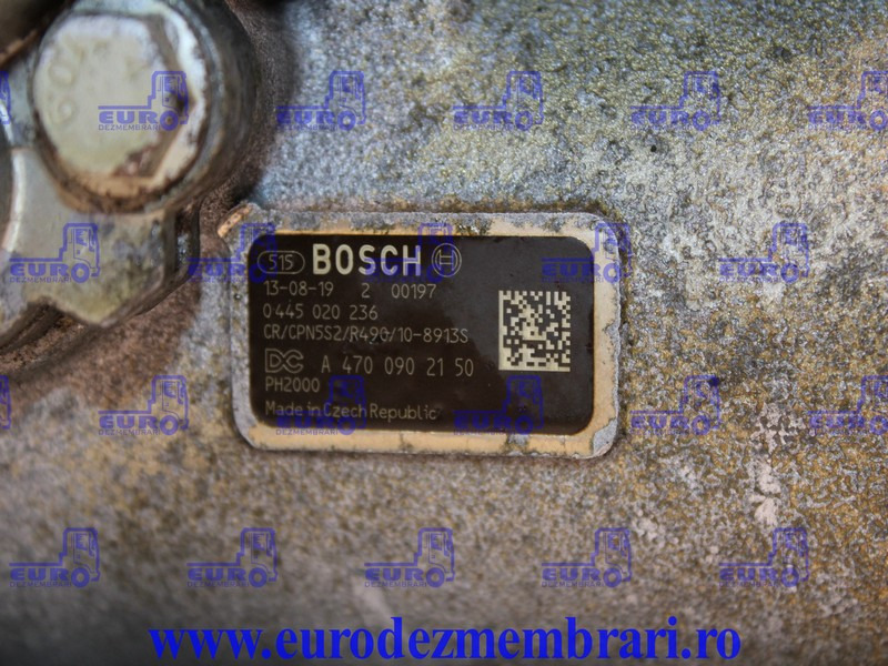 POMPA INALTA PRESIUNE MERCEDES ACTROS MP4 A4700902150, A4700900850 - Bomba de combustible para Camión: foto 4 POMPA INALTA PRESIUNE MERCEDES ACTROS MP4 A4700902150, A4700900850 - Bomba de combustible para Camión: foto 4