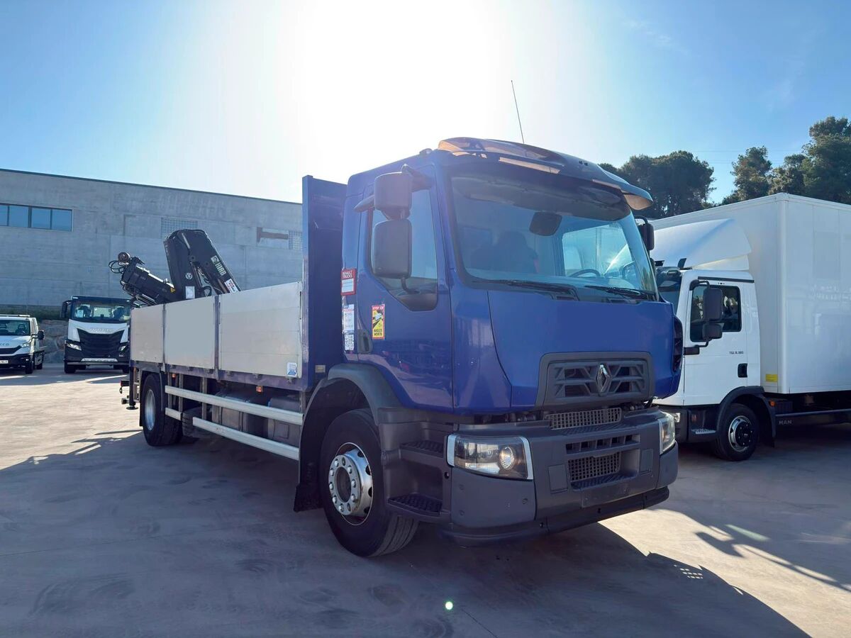 RENAULT C320 - Camión caja abierta, Camión grúa: foto 2 RENAULT C320 - Camión caja abierta, Camión grúa: foto 2