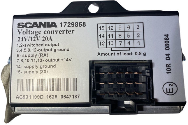 Scania - Sistema eléctrico: foto 1 Scania - Sistema eléctrico: foto 1